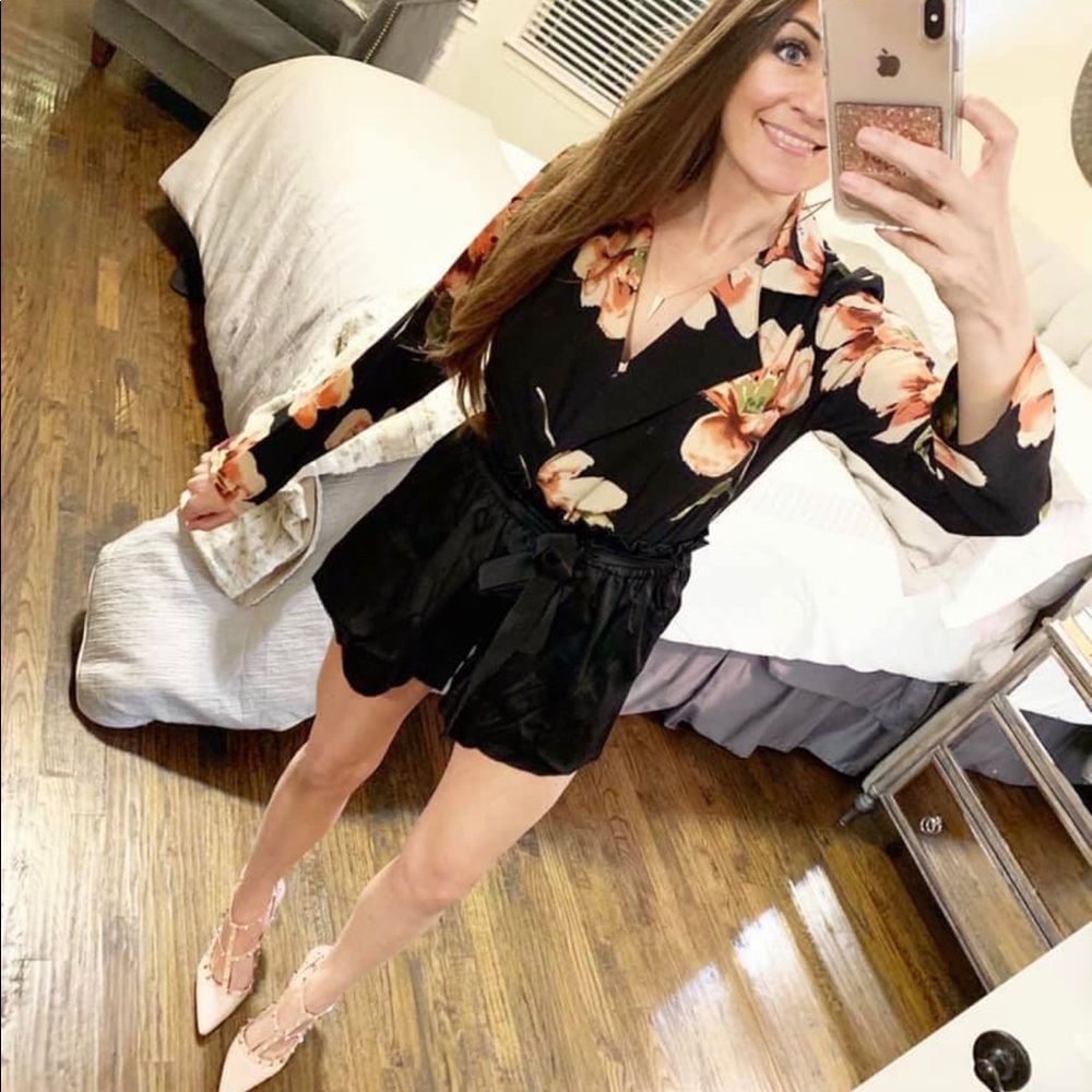 Floral Print Bodysuit